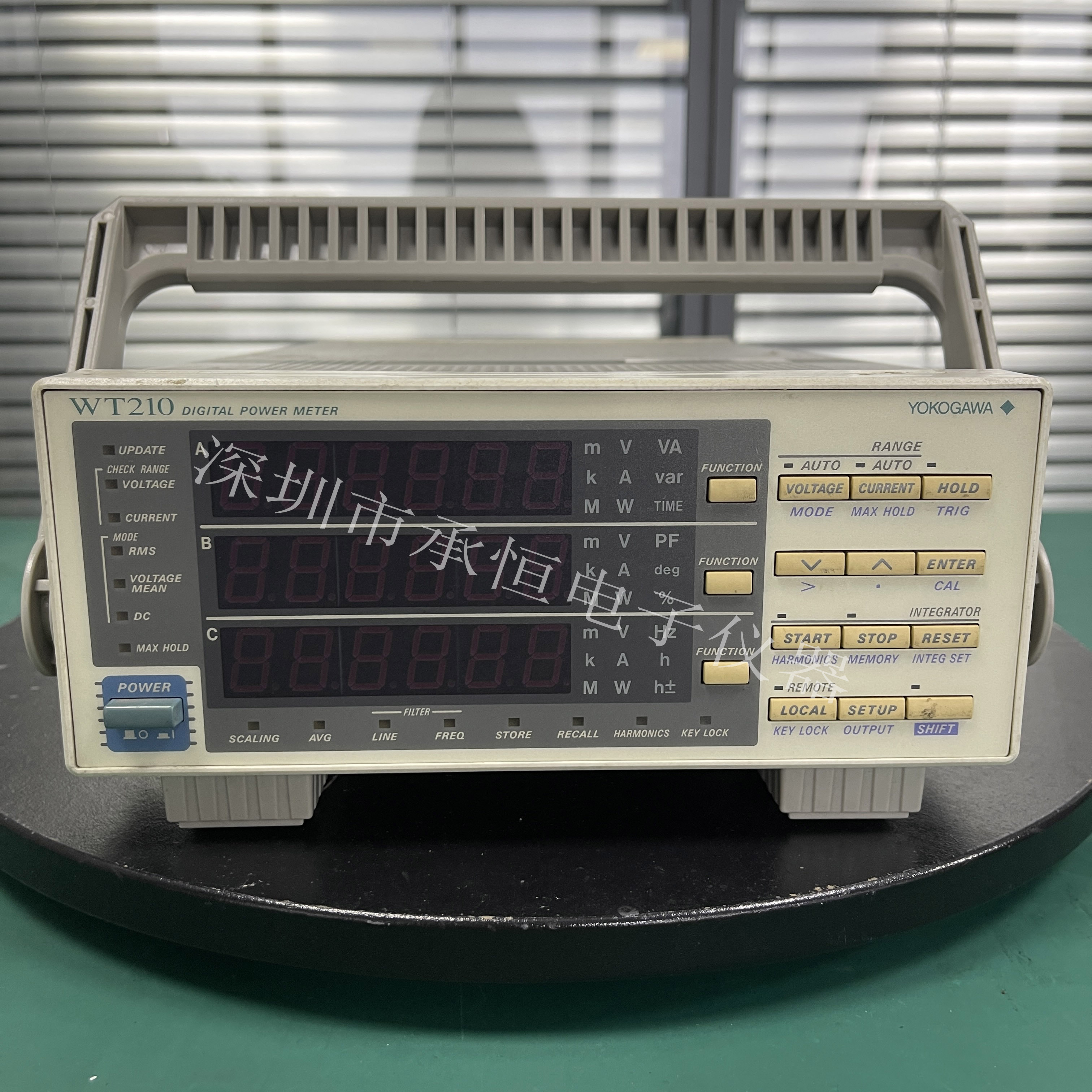 Yokogawa WT210 High-Precision Digital Power Meter - 深圳市承恒电子 